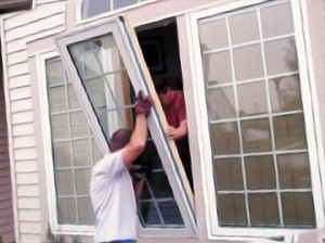 timber window installation